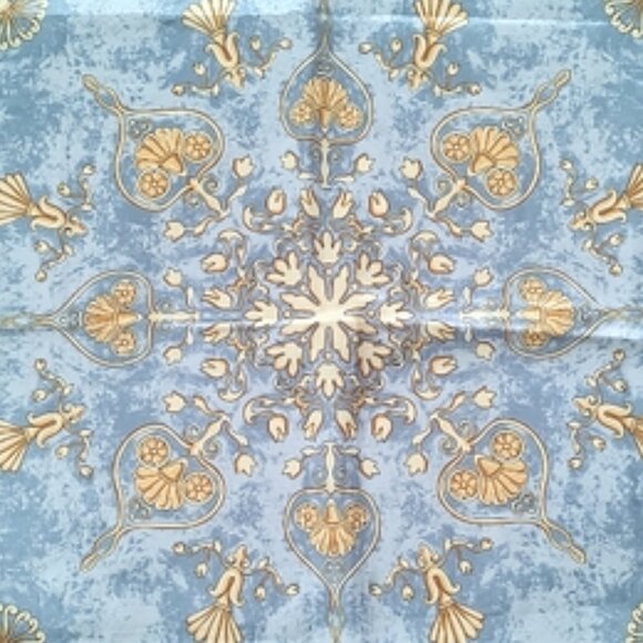 Pierre Balmain vintage Francois 1er collection large scarf 34" - Picture 4 of 5